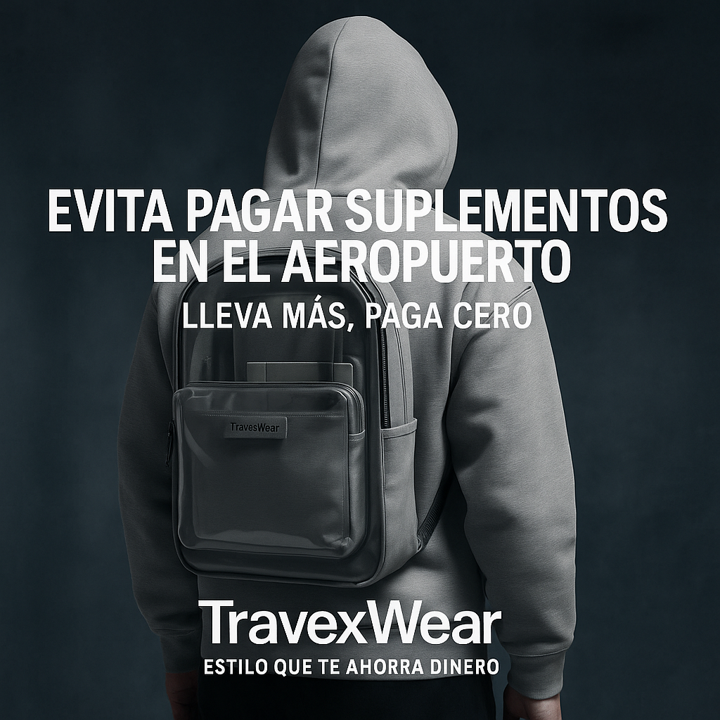 Sudadera TravexWear™ – Viaja con estilo y ahorra en cada vuelo